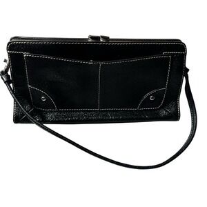 Black Anne Klein‎ 55 leather 45 PVC